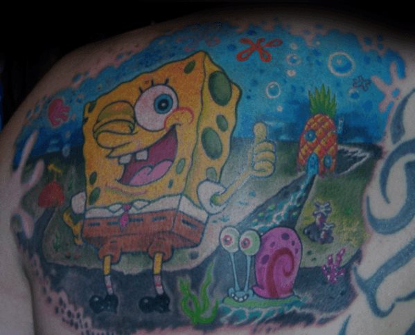 tatuaggio SpongeBob 27