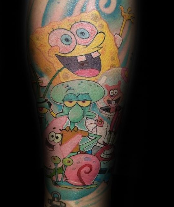 tatuaggio SpongeBob 37