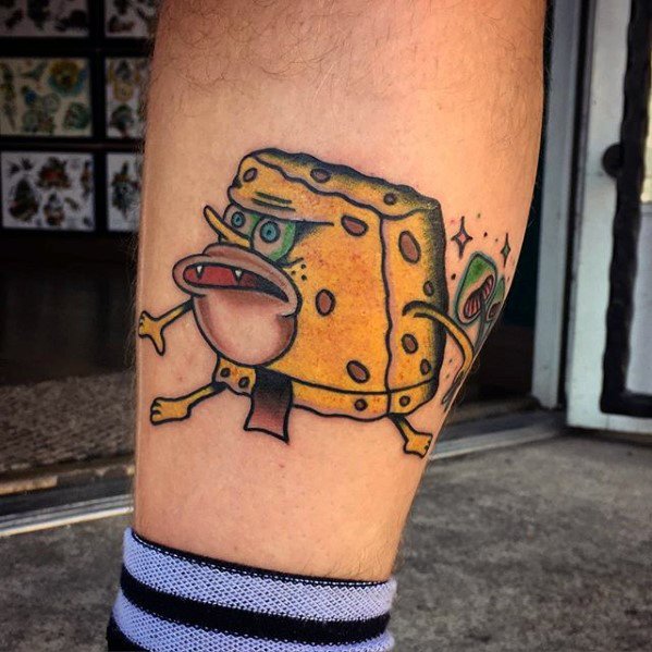 tatuaggio SpongeBob 41