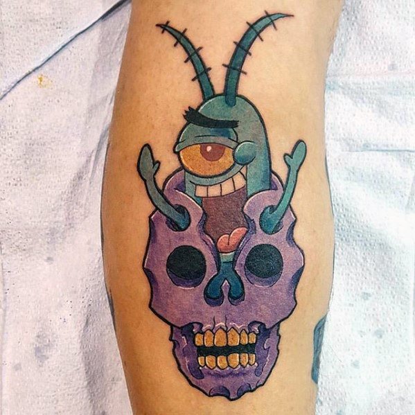tatuaggio SpongeBob 55