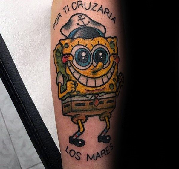 tatuaggio SpongeBob 65