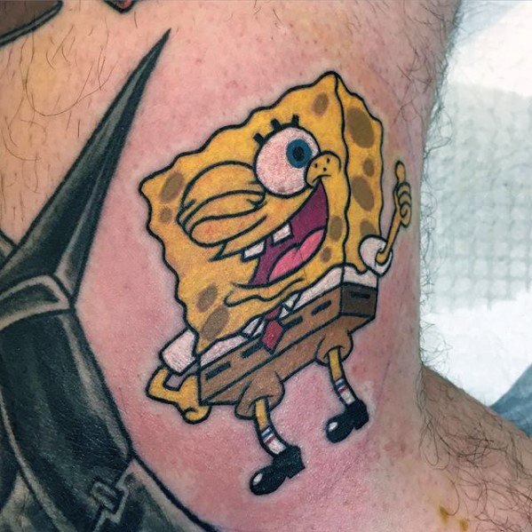 50 Tatuaggi con SpongeBob (con simbolismo)