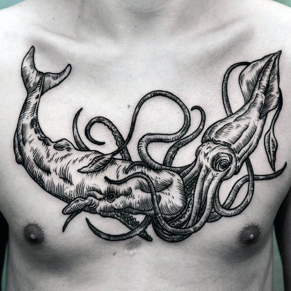 100 Tatuaggi con i calamari (con significato)