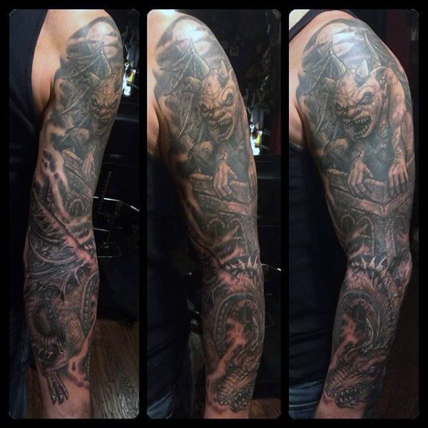 tatuaggio gargoyle 91