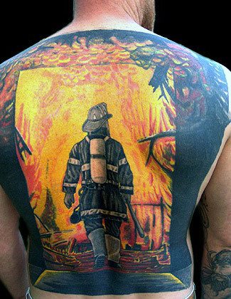 tatuaggio vigile del fuoco 03