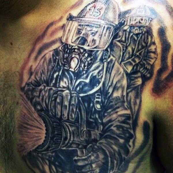 tatuaggio vigile del fuoco 11