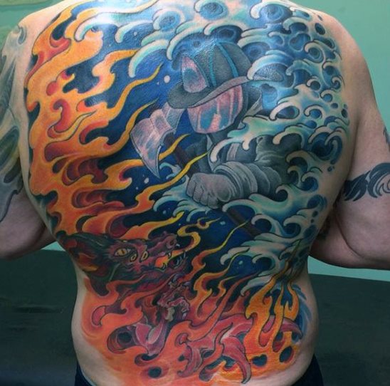 tatuaggio vigile del fuoco 29