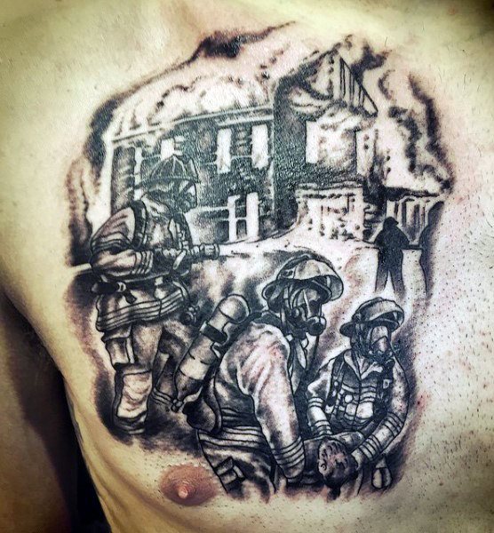 tatuaggio vigile del fuoco 67