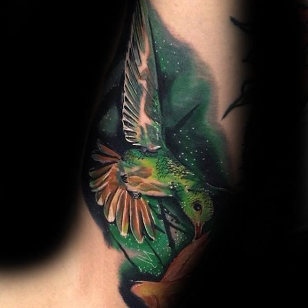 tatuaggio colibri 10