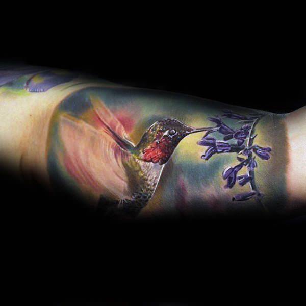 tatuaggio colibri 242