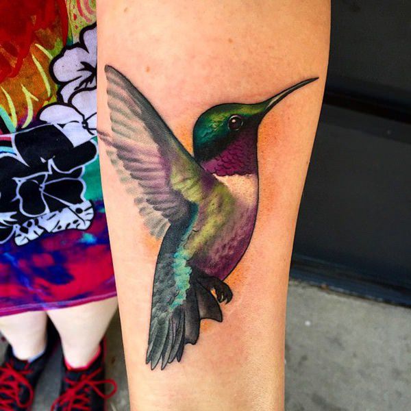 tatuaggio colibri 358