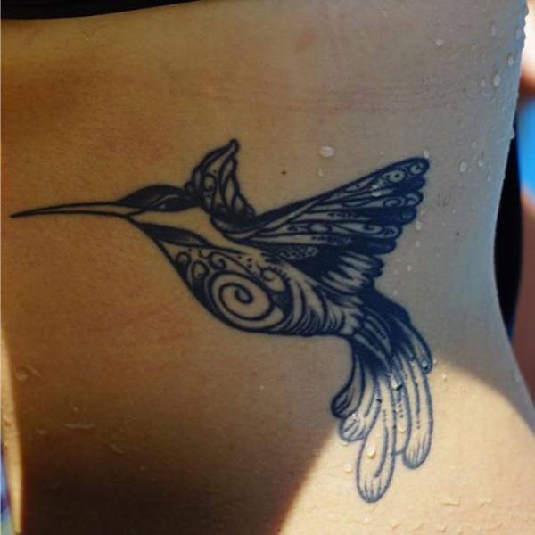 tatuaggio colibri 374