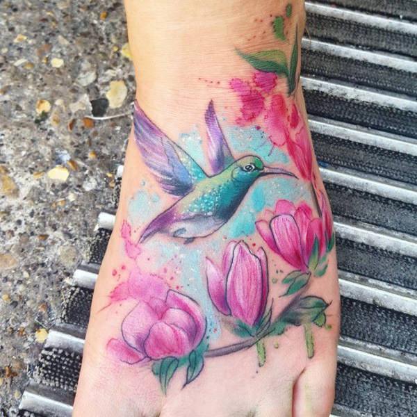 tatuaggio colibri 446