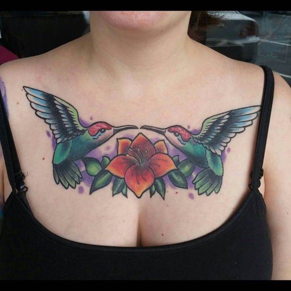 tatuaggio colibri 454