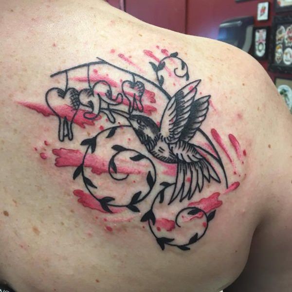 tatuaggio colibri 526