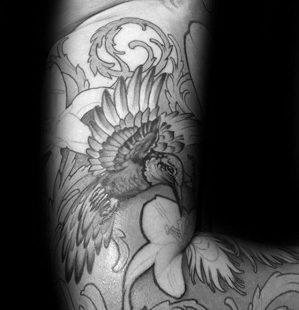 tatuaggio colibri 606