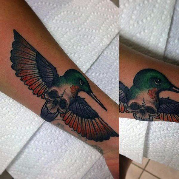 tatuaggio colibri 646