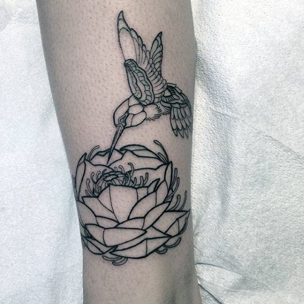 tatuaggio colibri 682