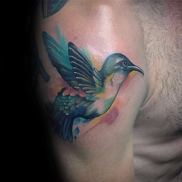 tatuaggio colibri 826