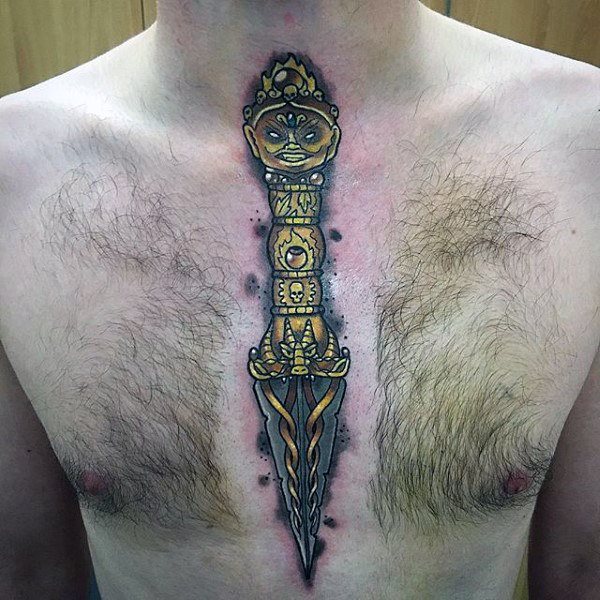 tatuaggio coltello 122