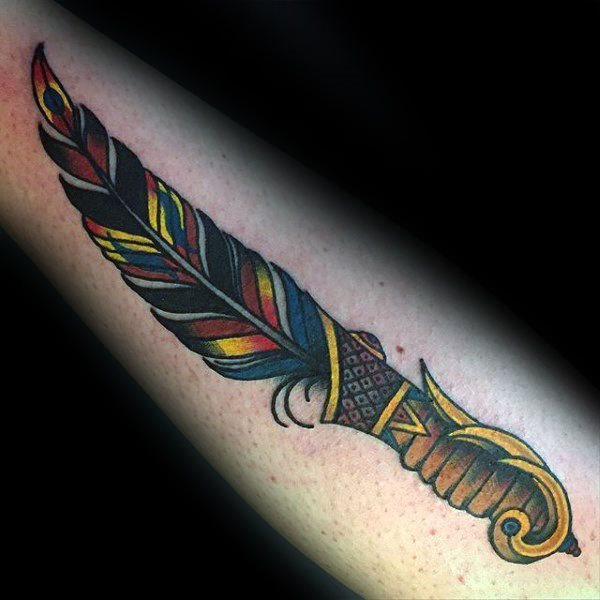 tatuaggio coltello 342