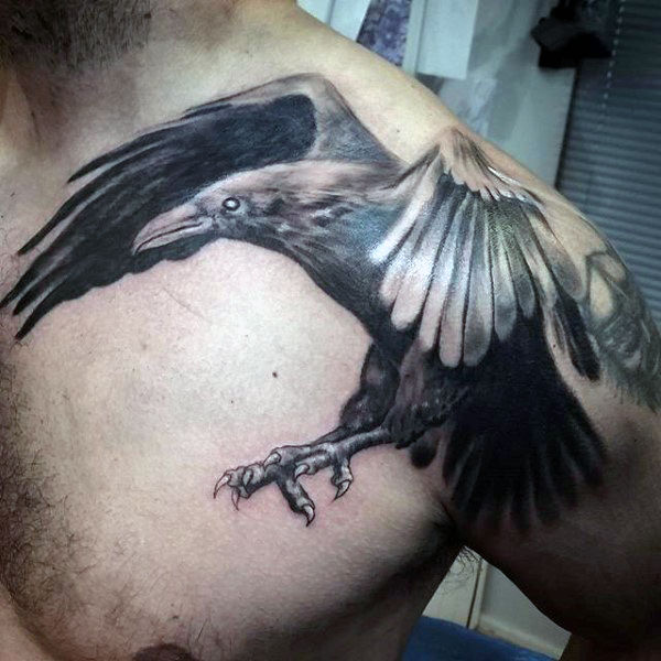 tatuaggio corvo 06