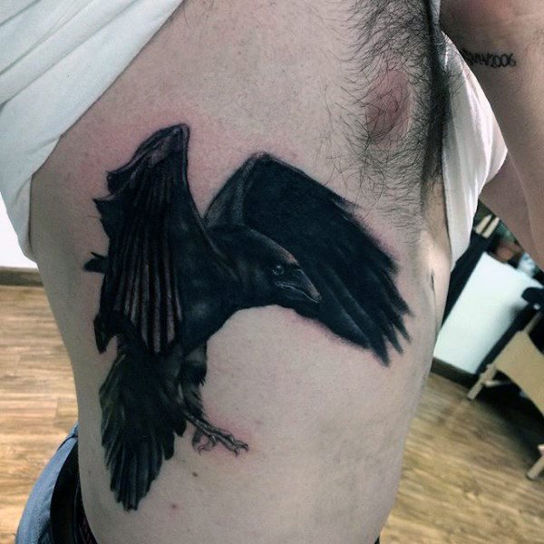 tatuaggio corvo 114