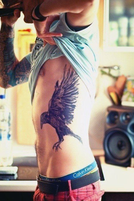 tatuaggio corvo 242