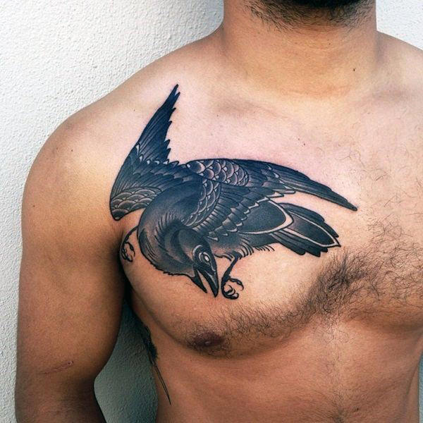 tatuaggio corvo 438