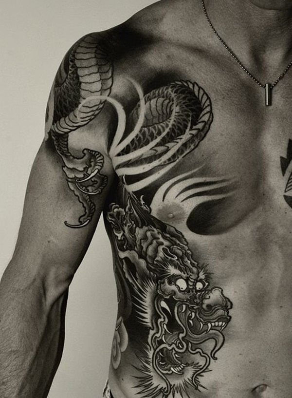 tatuaggio drago 154