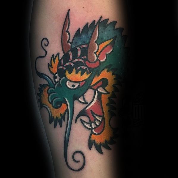tatuaggio drago 34
