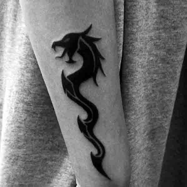 tatuaggio drago 666