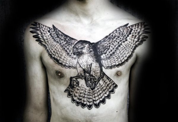 tatuaggio falco 134