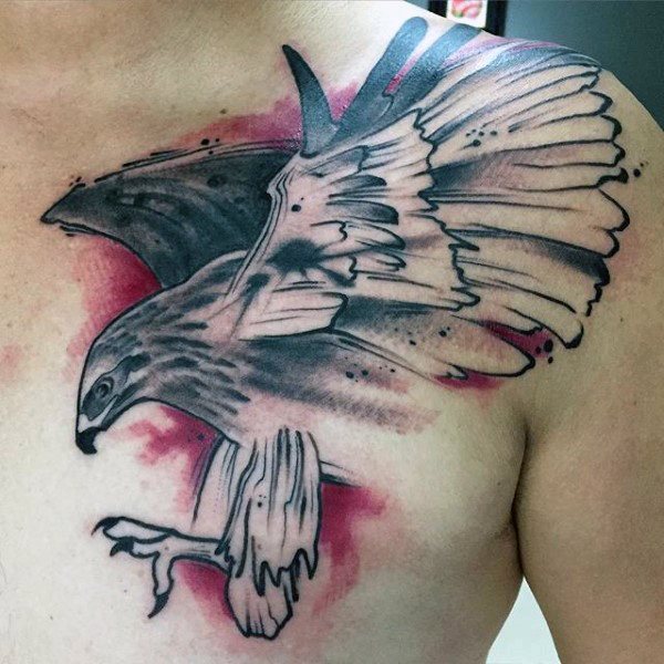 tatuaggio falco 146