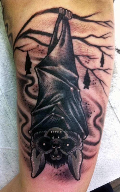 tatuaggio pipistrello 114