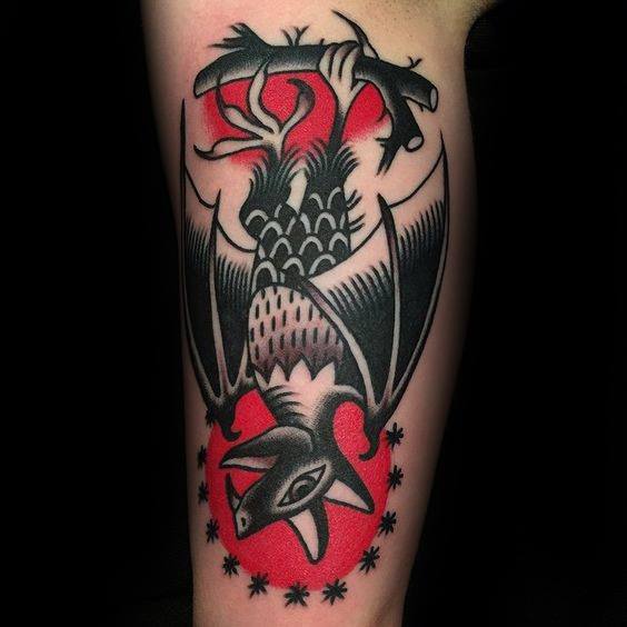 tatuaggio pipistrello 118