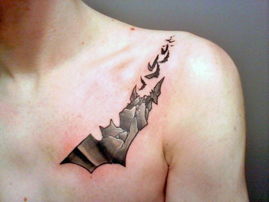 tatuaggio pipistrello 166