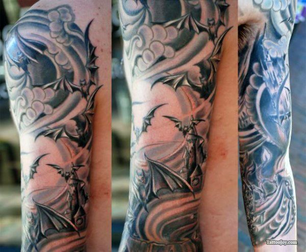 tatuaggio pipistrello 218