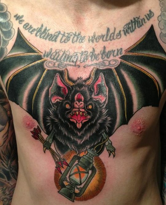 tatuaggio pipistrello 238