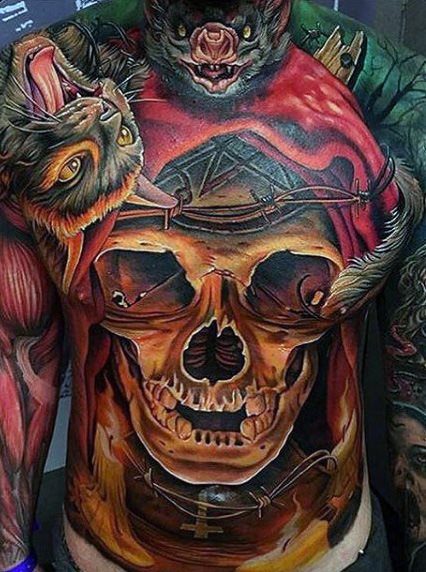 tatuaggio pipistrello 258
