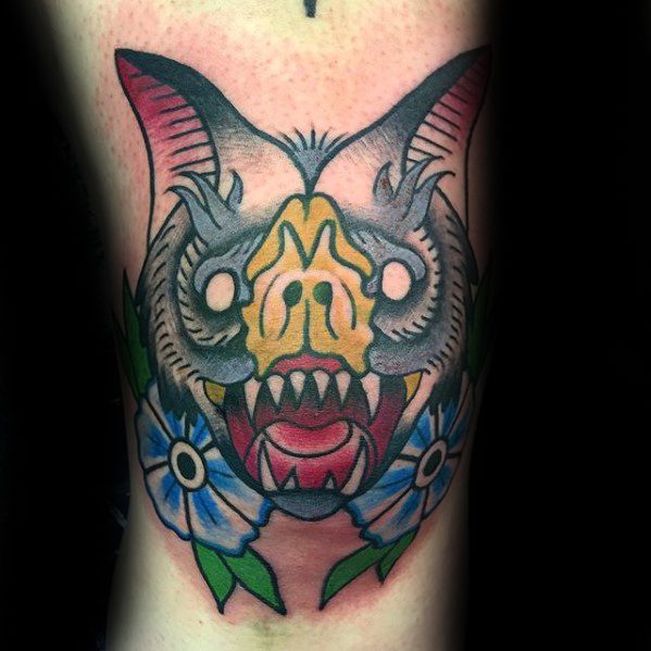 tatuaggio pipistrello 306