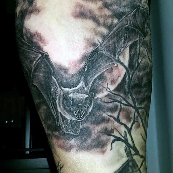 tatuaggio pipistrello 42