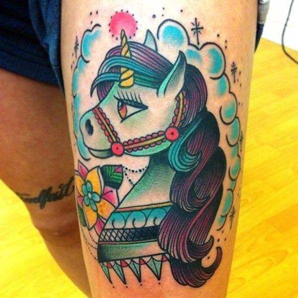 tatuaggio unicorno 10