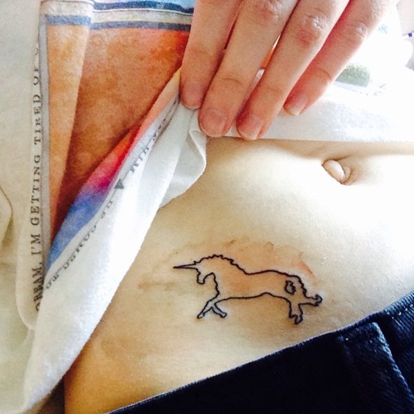 tatuaggio unicorno 110