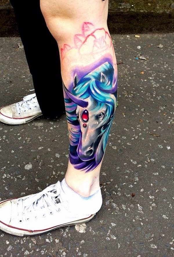 tatuaggio unicorno 158