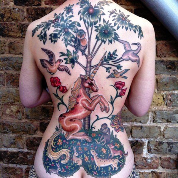 tatuaggio unicorno 206