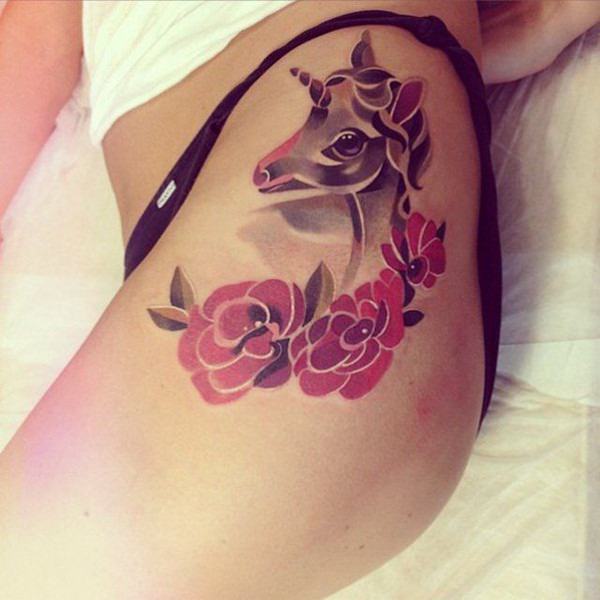 tatuaggio unicorno 246