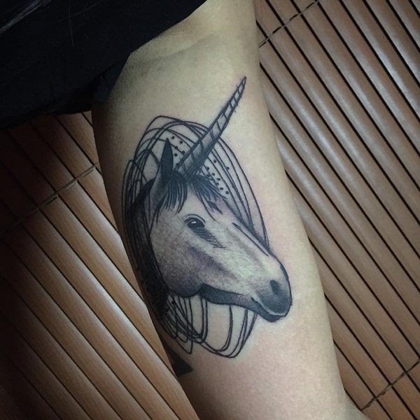 tatuaggio unicorno 266