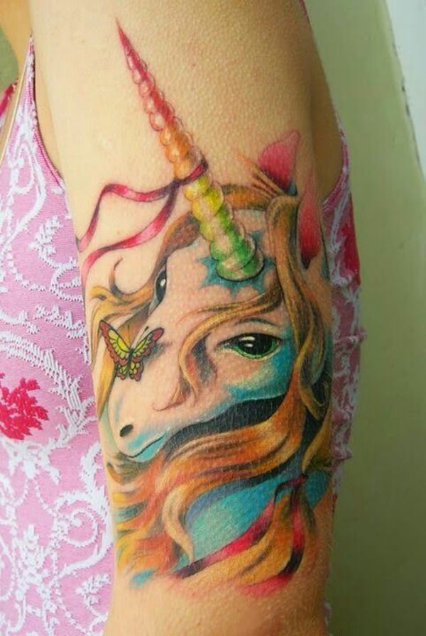 tatuaggio unicorno 282