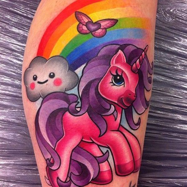 tatuaggio unicorno 334